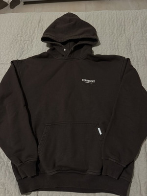 Represent hoodie medium size, like new, black