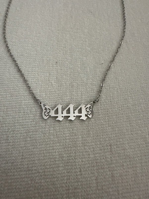 Angel number necklace with adjustable clasp new