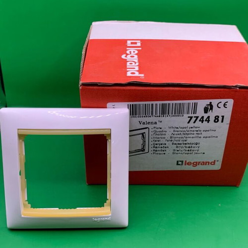 Valena Legrand frame white yellow opal new