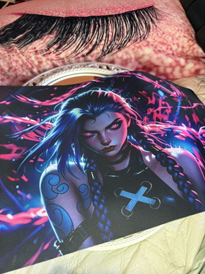 Jinx League of Legends Arcane gaming mousepad σαν καινούργιο