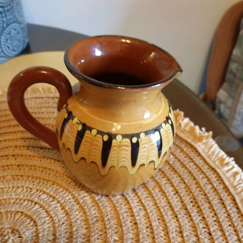 Clay jug used, small