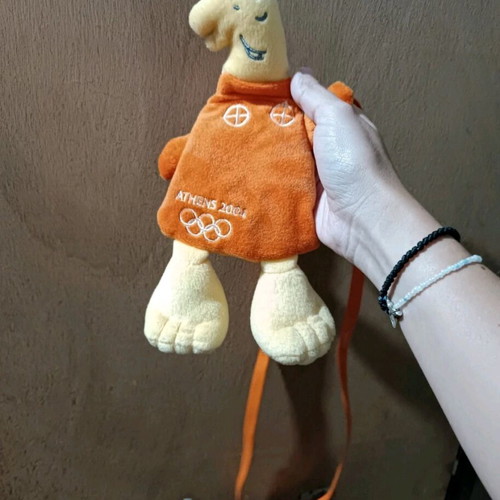 Athina crossbody collectible bag Olympic Games mascot 2004 like new