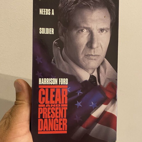 Harrison Ford VHS set, 3 tapes, one sealed