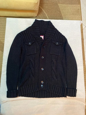 Brave Soul cardigan L black wool used