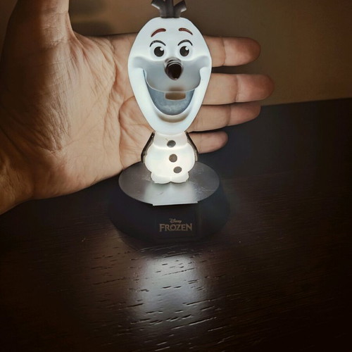 Disney Olaf Icon Light lamp like new