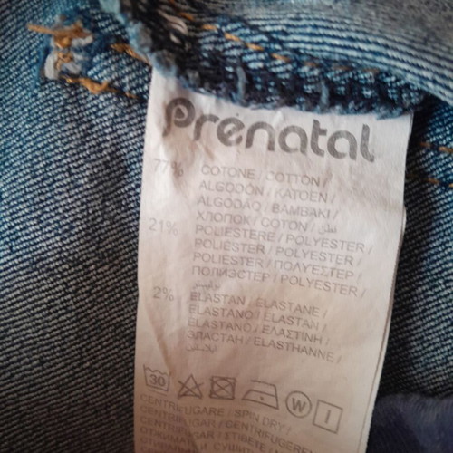 Prenatal elastic maternity jeans used, blue, size L, pack of 2