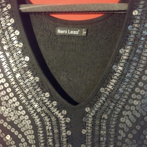 Reni Leza dress used with sequins, size Large
