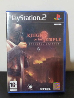 Knights of the Temple PlayStation 2 game like new, complete, Infernal Crusade