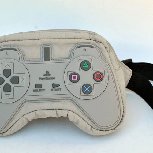 Zara gray controller fanny pack used, nylon polyester