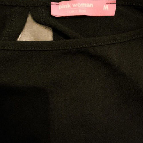 Dress Pink Woman black size M like new