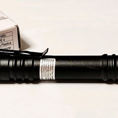 Tactical Flashlight metal body, new, IP55 dust and water resistant