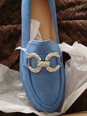 Loafer shoes new, size 40, blue