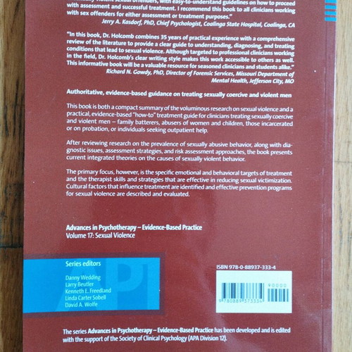 Sexual Violence like new, Advances in Psychotherapy - Evidence-Based Practice