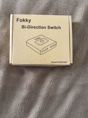 Fokky HDMI Bi-Direction Switch HS305-BK new, 4K 60Hz