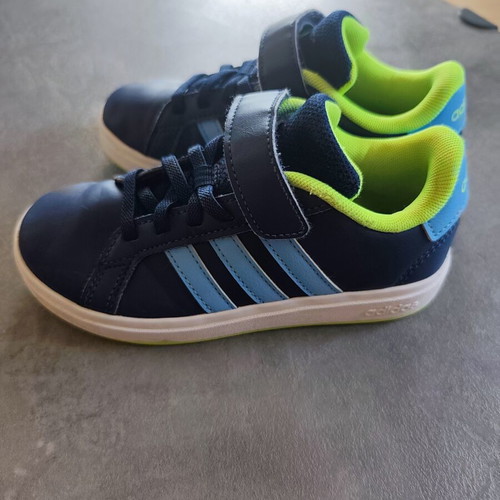 Adidas Tensaur Sport 2.0 sneakers size 29 like new, blue and green