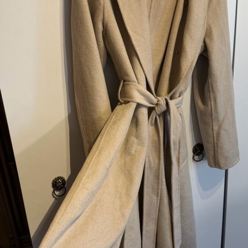 Wool coat used, beige, size S/M