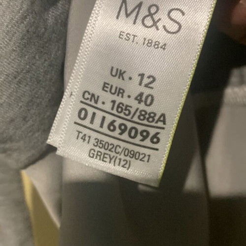 Marks & Spencer blouse used, size large, gray