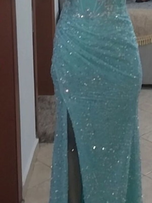 Shein turquoise dress like new, size XS