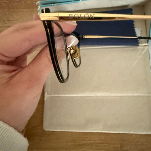 Bolon black and gold glasses like new