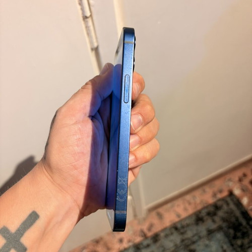 iPhone 12 mini used, dark blue, 64GB, with 3 cases