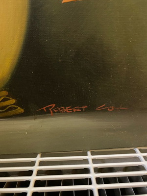 Old signed painting in excellent condition