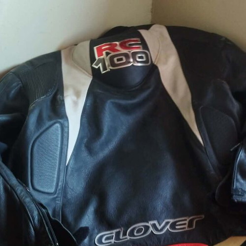 Clover RC 100 motorcycle jacket like new, European size 50, US 34