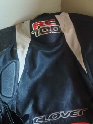 Clover RC 100 motorcycle jacket like new, European size 50, US 34