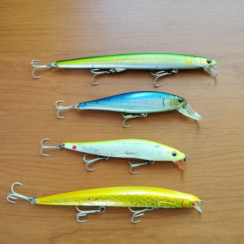 Artificial lures like new with various models MirrOlure, Lucky craft, Megabass