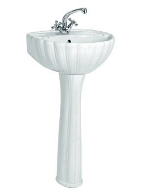 Victoria Shell Sink 55x47cm new without pedestal