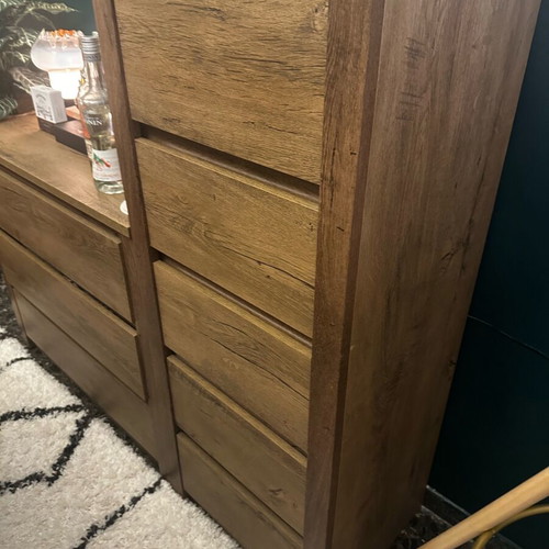 Jysk chest of drawers with 5 drawers like new