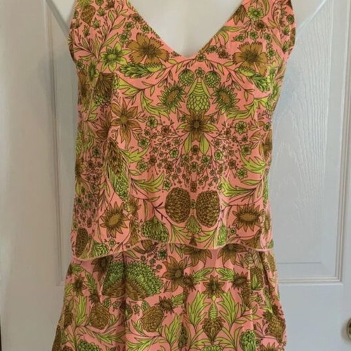 Floral H&M Salopette like new, size M, multicolor