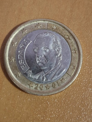 1 ευρώ España 2001 σαν καινούργιο