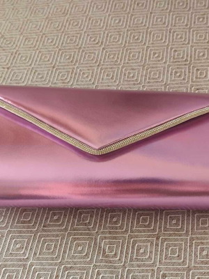 Women's envelope bag, clutch and shoulder chain