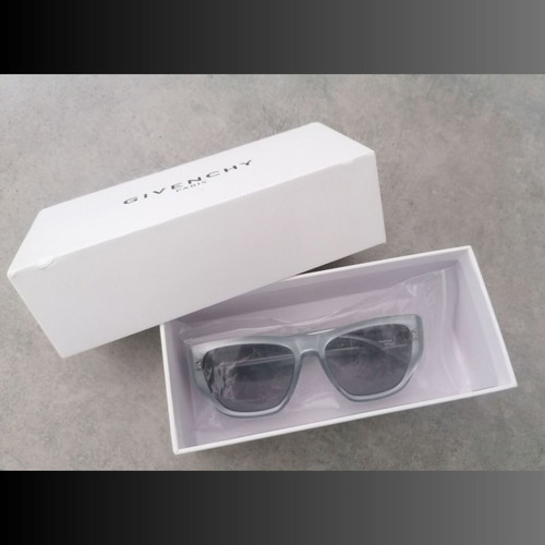 Givenchy 7202S Sunglasses New Grey Silver Acetate
