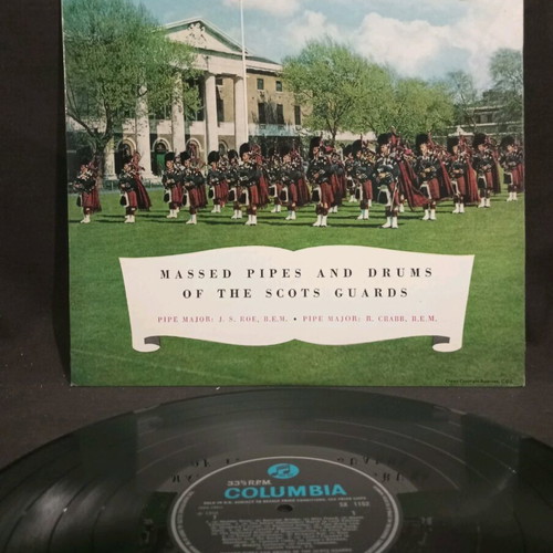 Massed Pipes and Drums of the Scots Guards vinyl in very good condition