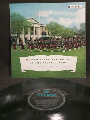 Massed Pipes and Drums of the Scots Guards vinyl in very good condition