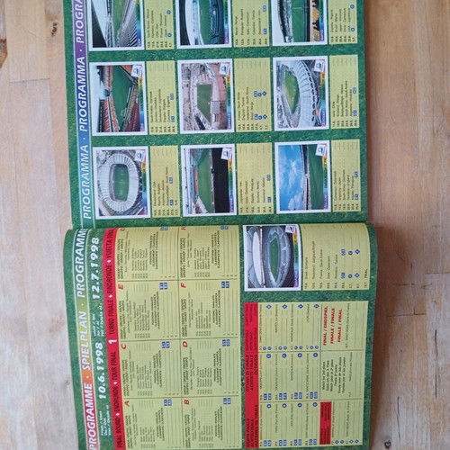 Panini France 1998 Official Reprint Album like new