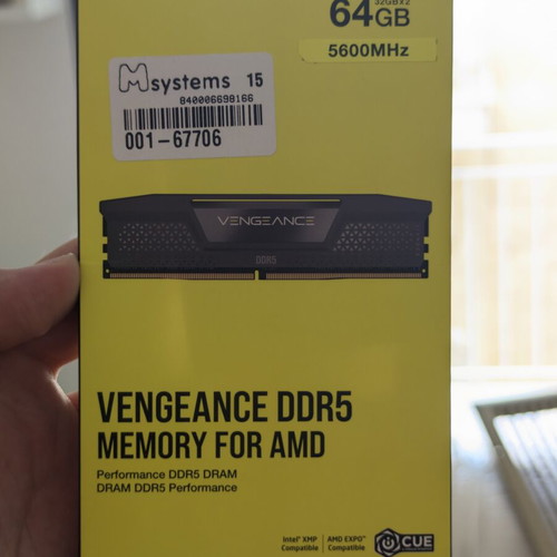Corsair Vengeance 64GB DDR5 5600MHz RAM new