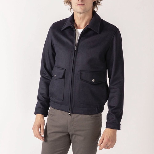 Private White V.C. Wool Bomber Jacket new, men's size S