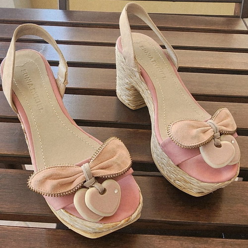 Sonia Rykiel Brina sandals used, vintage, size 37, pink