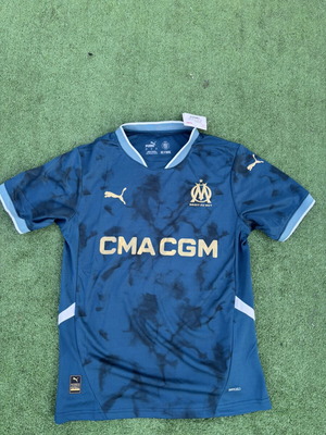 Marseille football jersey, size S, authentic