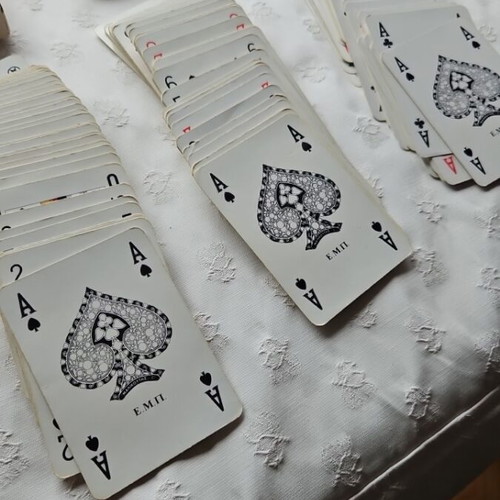 Paigniocharta Greek Monopoly Playing Cards like new, set of 3