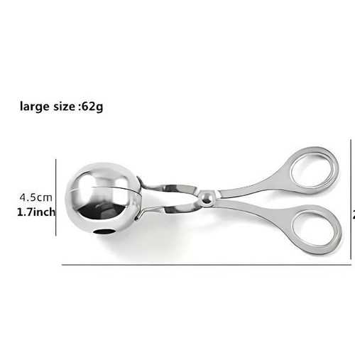 Stainless steel meatball tool large new