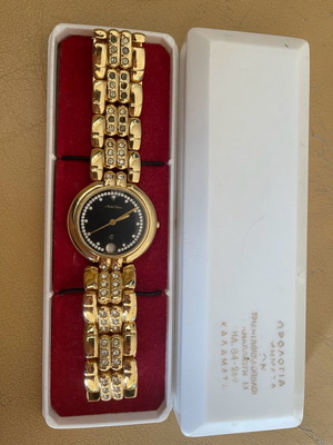 Ρολόι χειρός Michel Latour μεταχειρισμένο, vintage, 18 καράτια, αδιάβροχο