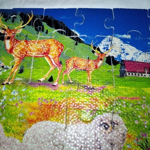 EVA foam farm puzzle, 54 pieces, 45x30 cm