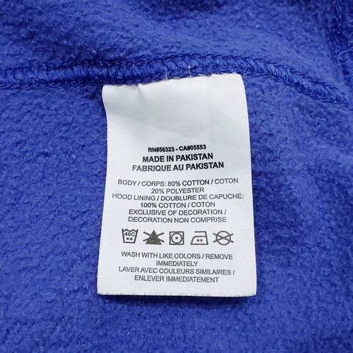 Nike BV2654 NSW Club Hoodie men's sweatshirt, blue, size M