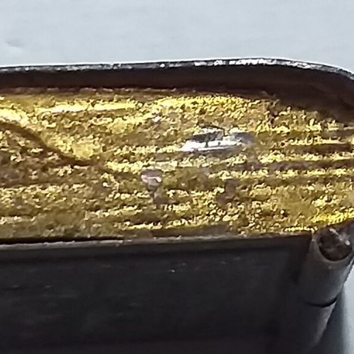 Collectible iron amulet box used, 1950s
