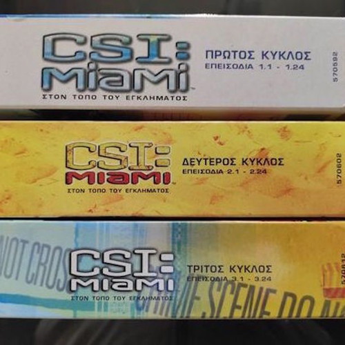 CSI Miami DVD new, seasons 1/2/3, crime scene investigation