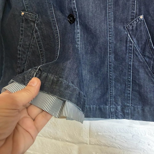 Armani Denim Jacket like new, double sided, blue, size M
