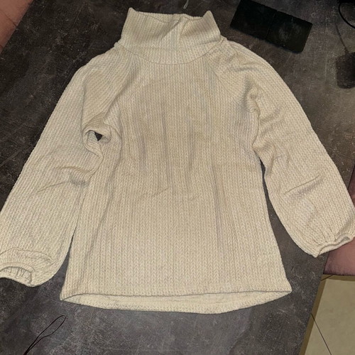 Turtleneck shirts used, set of 3, black and beige